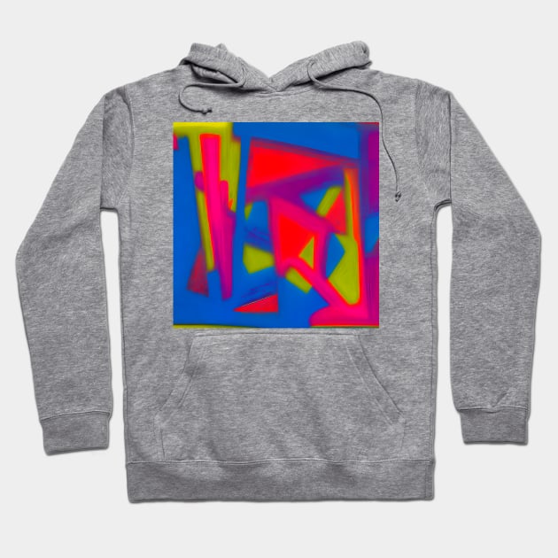 Smudgy Patchwork Hoodie by g-a-z-e